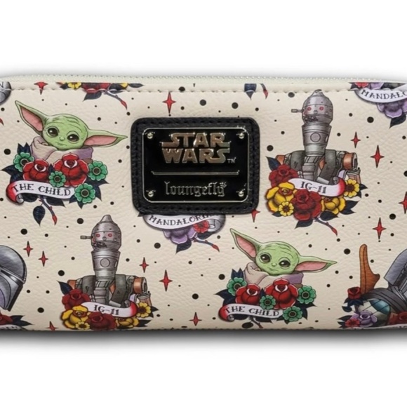 NWT Star Wars Tattoo AOP Wallet - Picture 1 of 4
